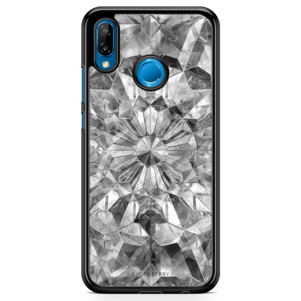 Huawei P20 Lite Case - Grey Crystals