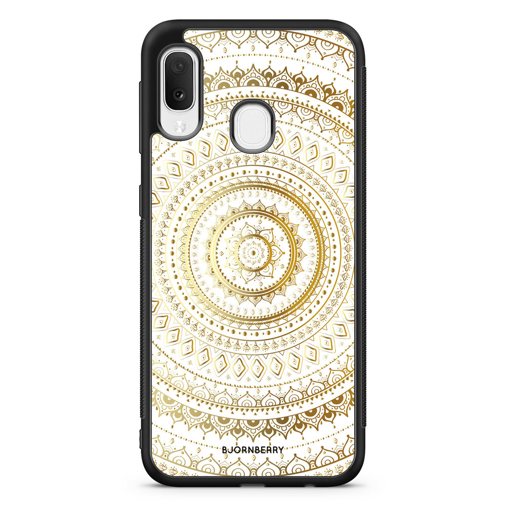 Samsung Galaxy A20e Case - Gold Mandala