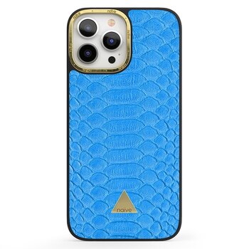 Naive iPhone 13 Pro Max Case - Indigo Snake