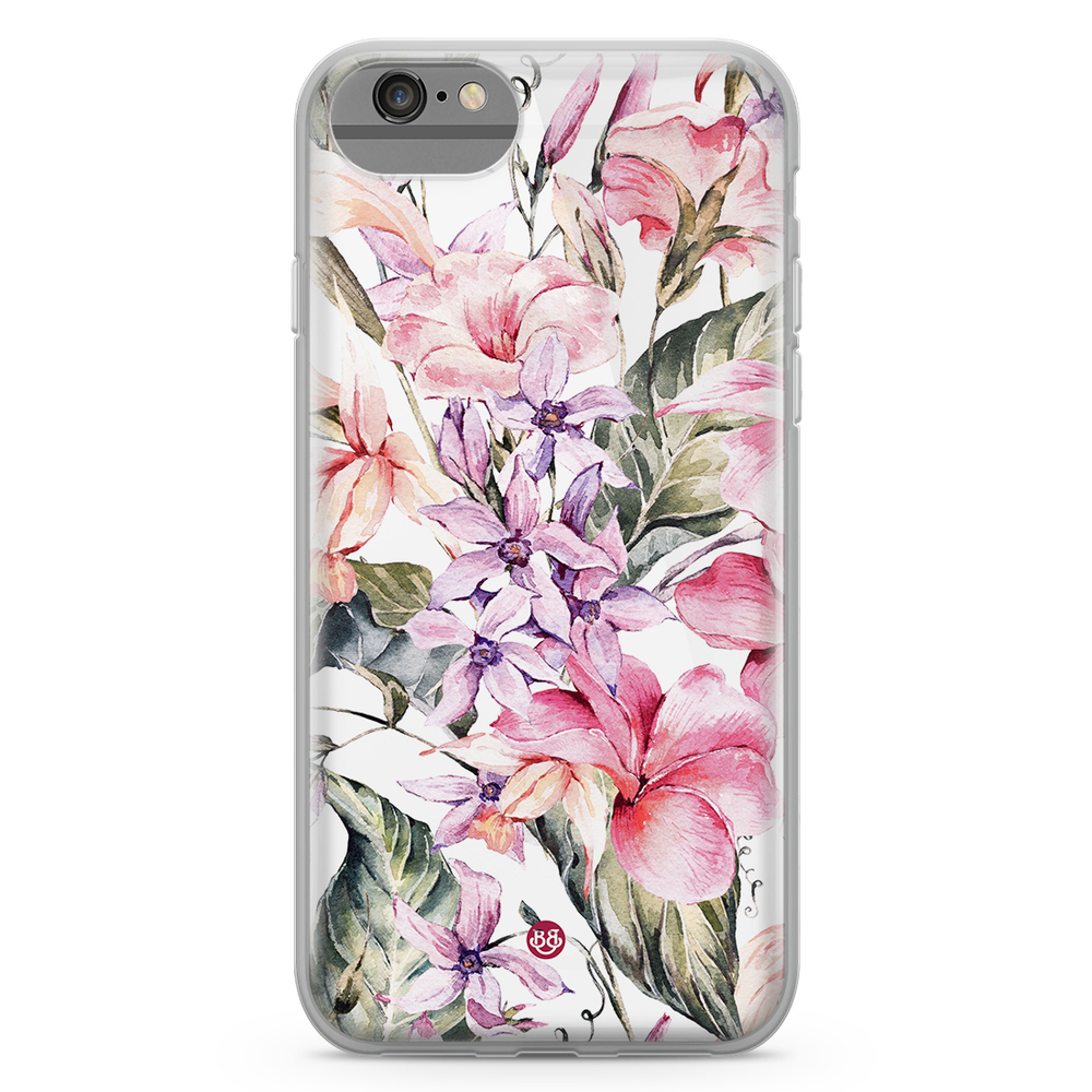 iPhone 6/6s Fashion Skal - Vattenfärg Blommor