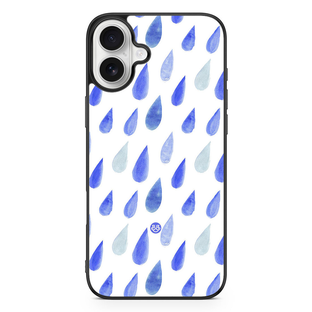 iPhone 16 Plus Case - Watercolor Rain