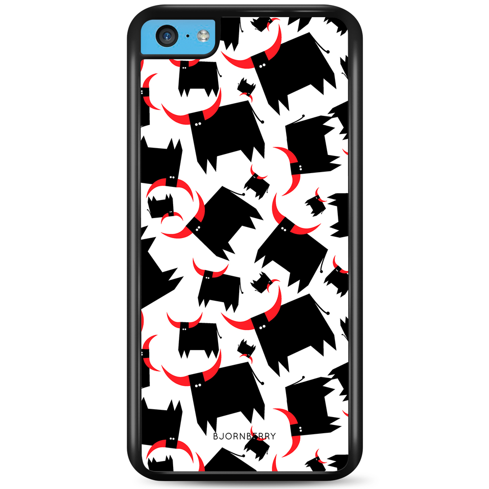 iPhone 5C Case - Bull Red Horns