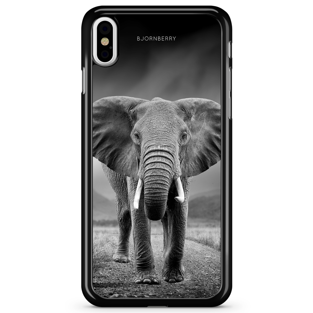 iPhone X / XS Case - Black/White Elephant