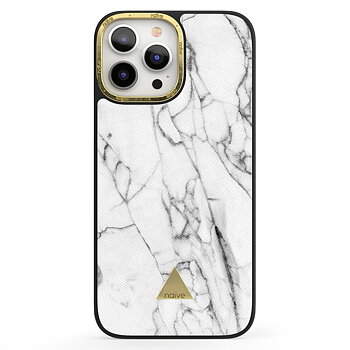 Naive iPhone 13 Pro Max Case - Milky Marble