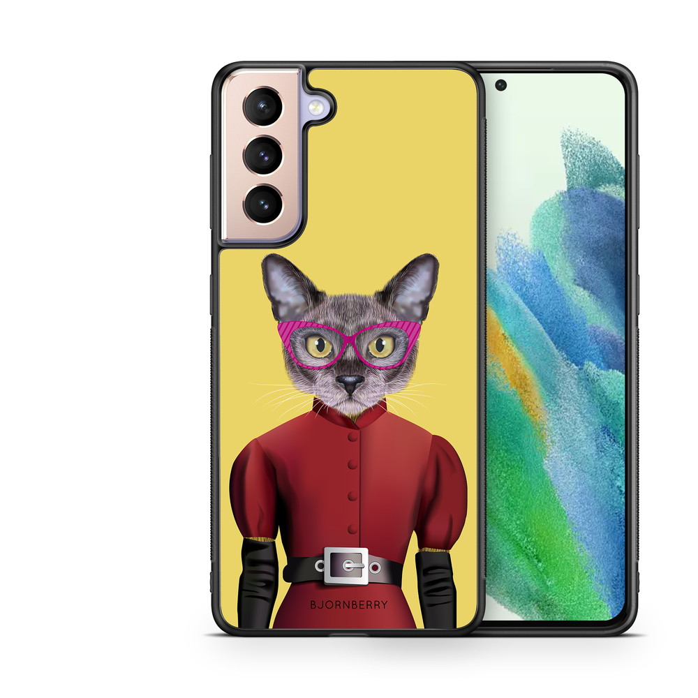 Samsung Galaxy S21 FE 5G Case - Hipster Cat