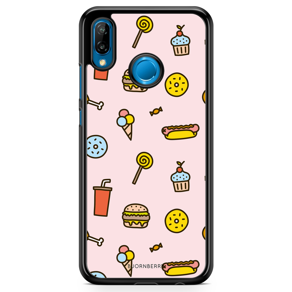 Huawei P20 Lite Case - Junk Food Pattern