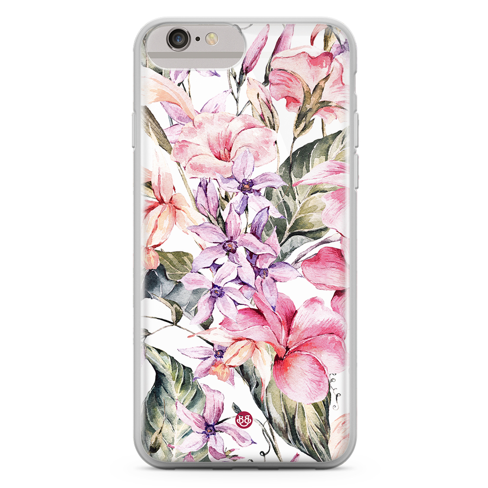 iPhone 6 Plus/6s Plus Fashion Case - Watercolor Flowers