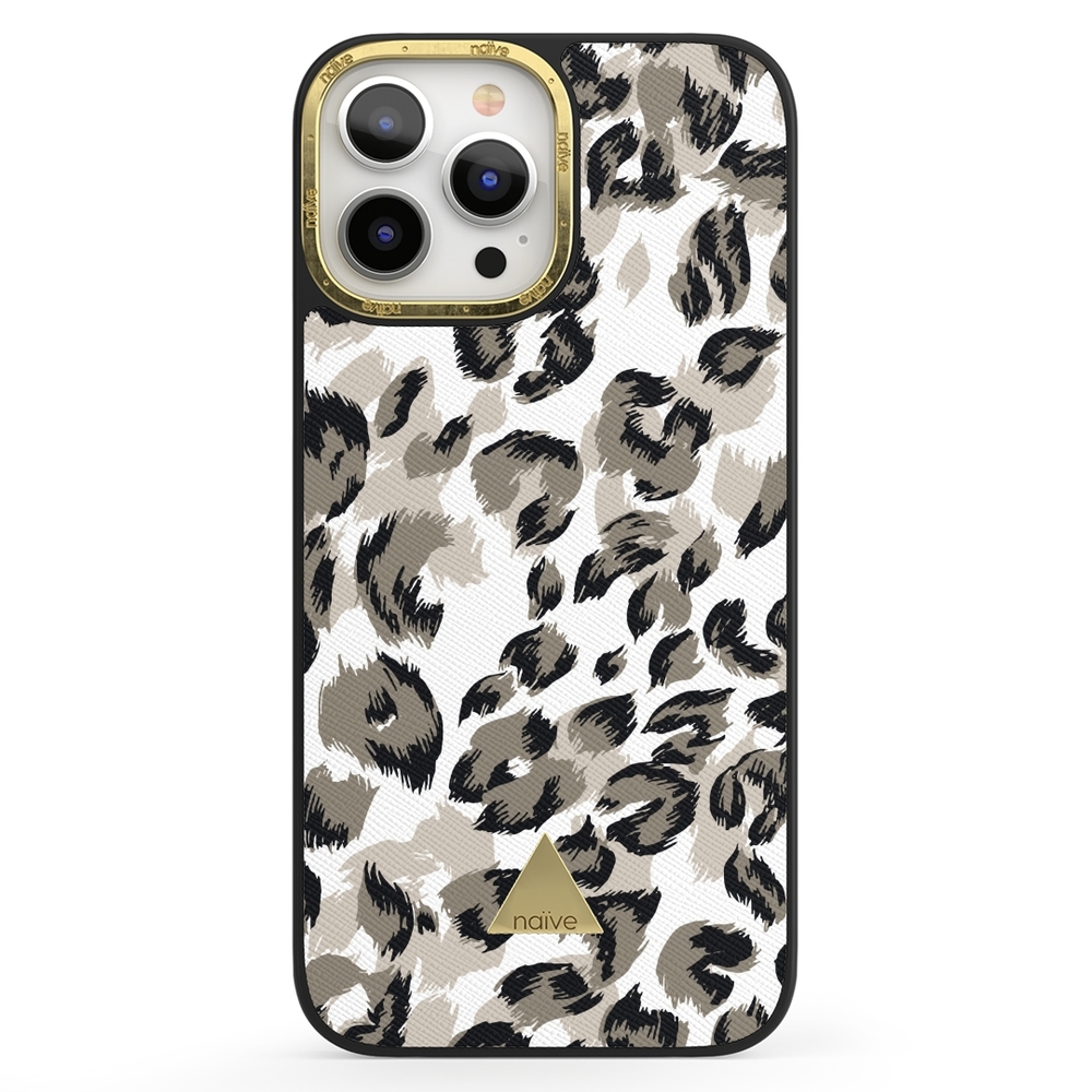 Naive iPhone 13 Pro Max Case - Snow Leo