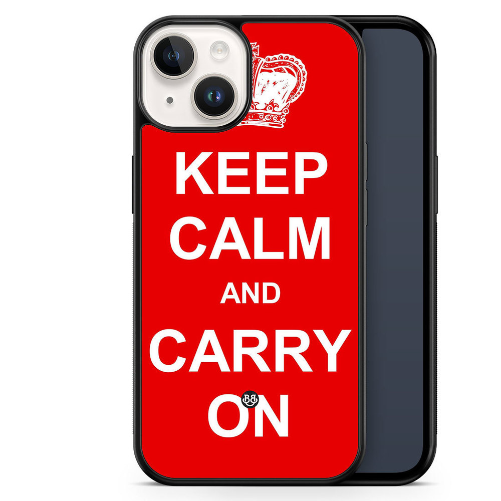 iPhone 14 Case - Keep calm carry on