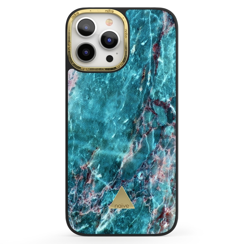 Naive iPhone 13 Pro Max Case - Icy Marble