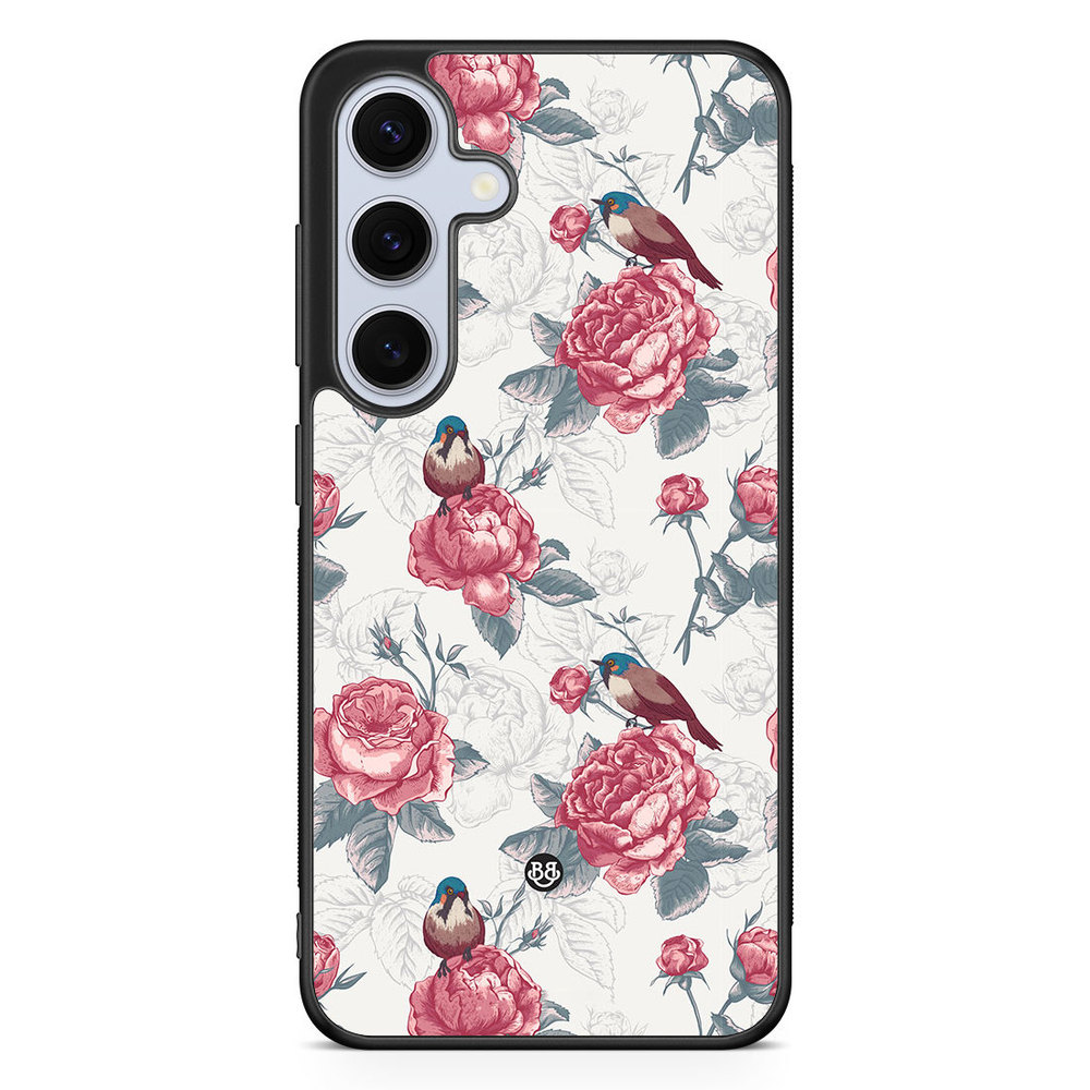Samsung Galaxy S24 FE Case - Roses and Birds