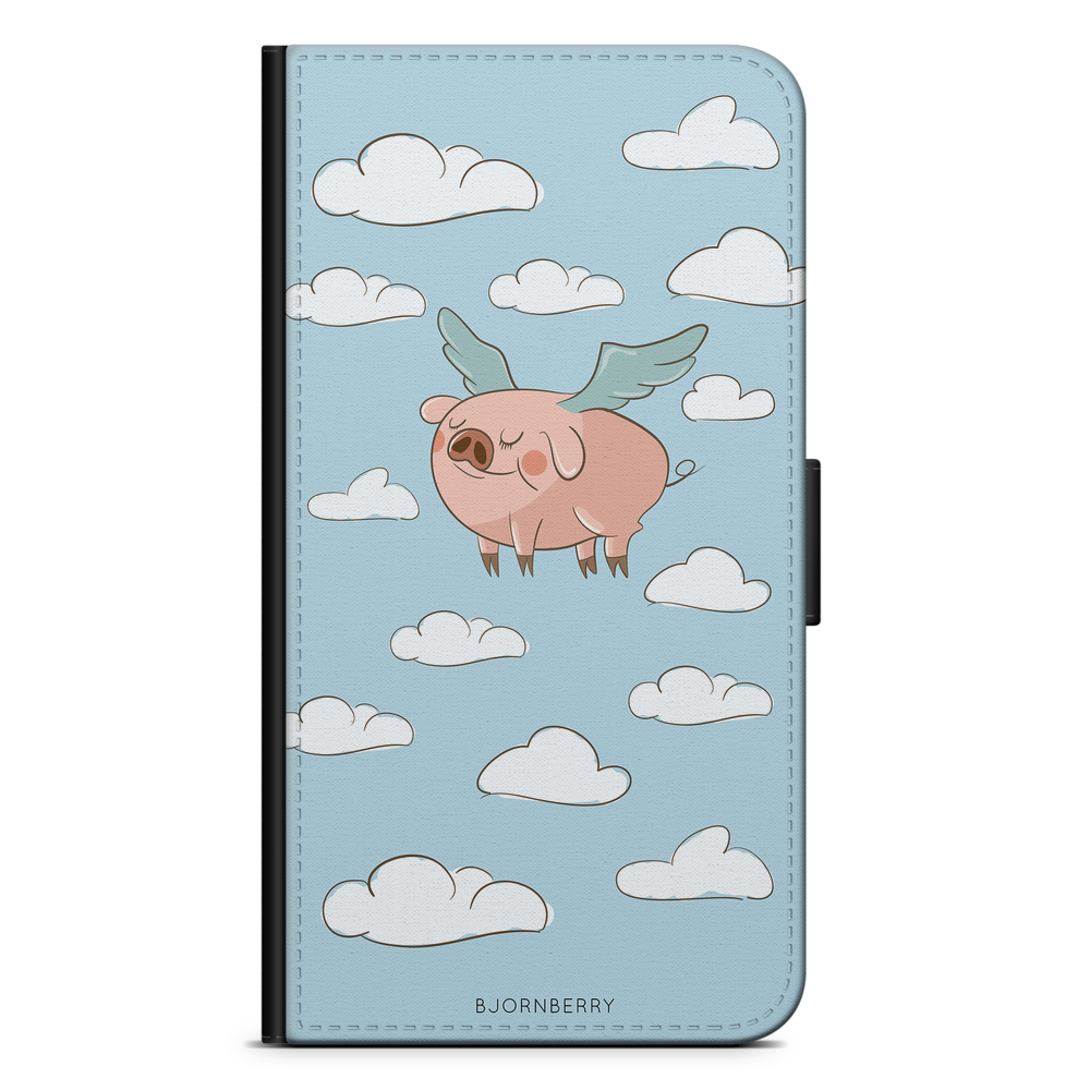 Huawei P Smart (2018) Wallet Case - Flying Pig