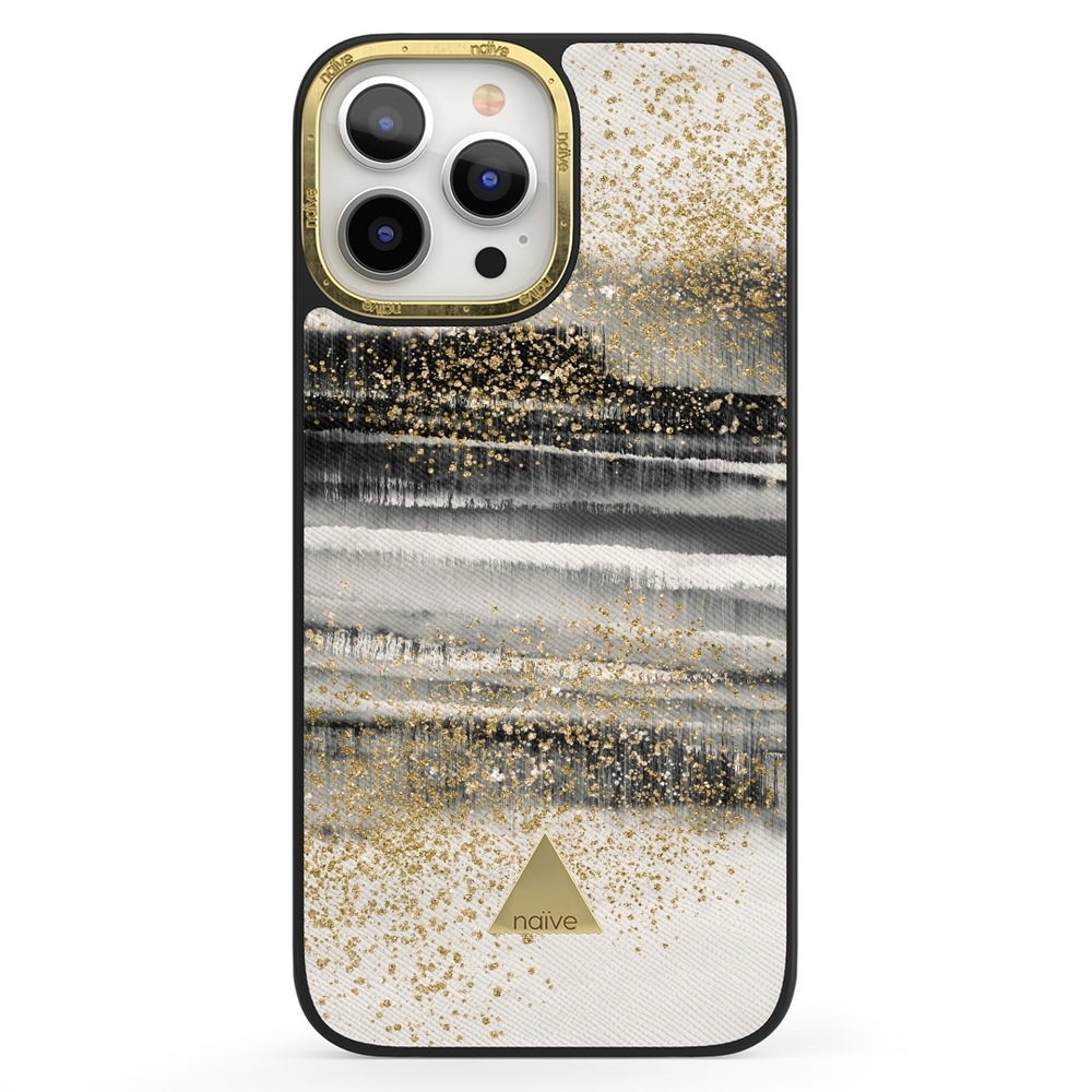 Naive iPhone 13 Pro Max Case - Sparkly Tie Dye