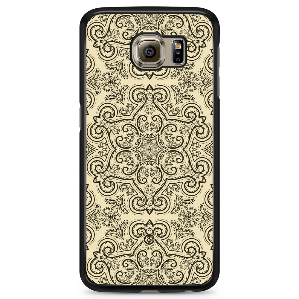 Samsung Galaxy S6 Edge+ Case - Beige Retro Pattern