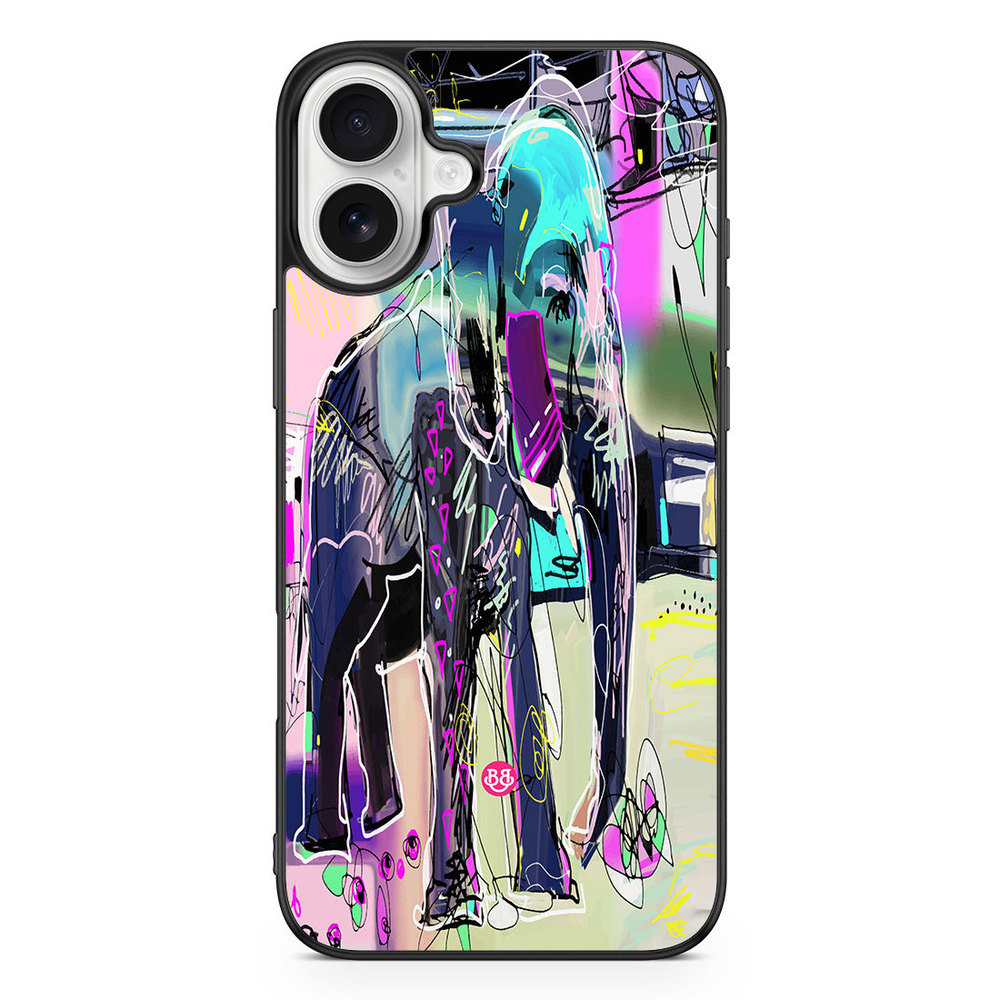 iPhone 16 Plus Case - Abstract Elephant