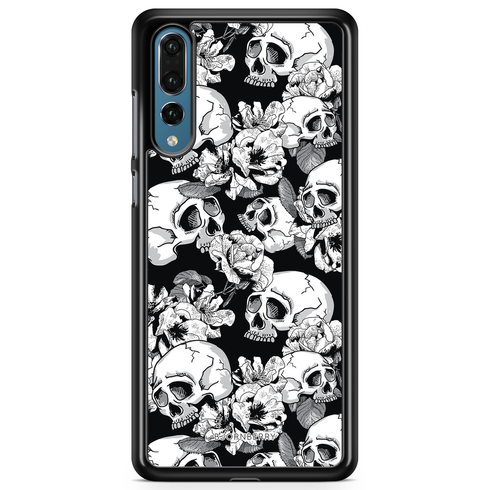 Huawei P20 Pro Case - Skull & Roses