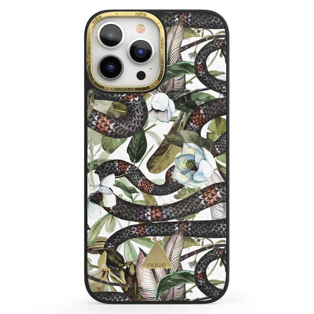 Naive iPhone 13 Pro Max Case - Jungle Snake