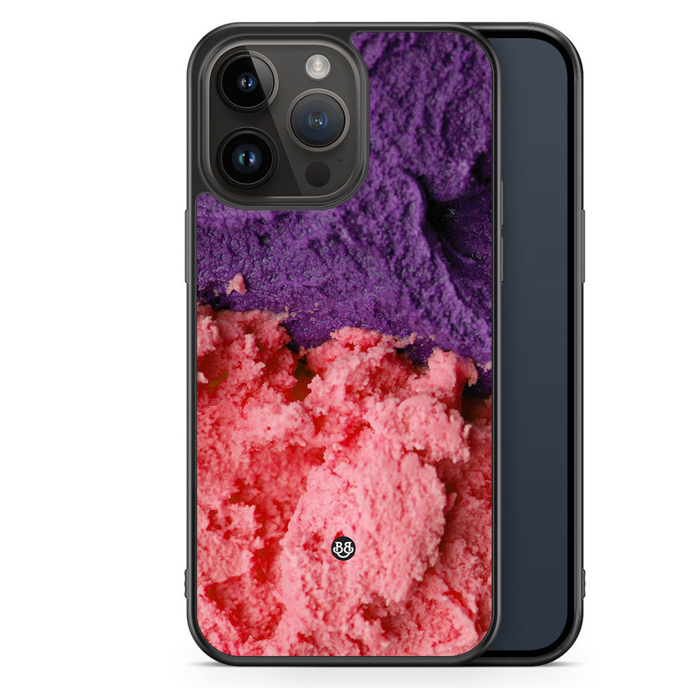 iPhone 14 Pro Max Case - Ice-crea pink/purple