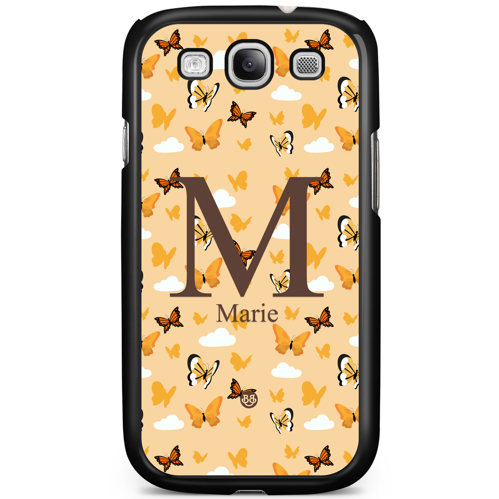 Samsung Galaxy S3 Mini Case Custom - AWAKEN - Orange Butterfly
