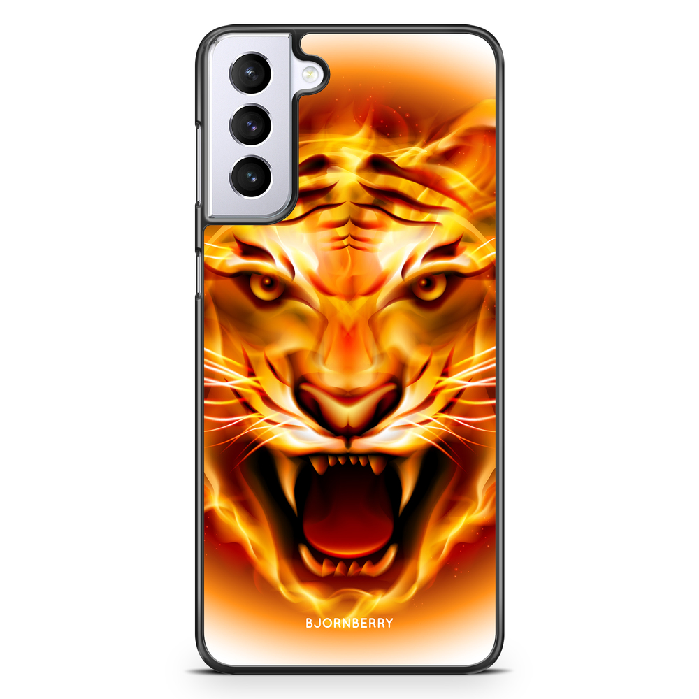Samsung Galaxy S21 Plus Case - Flames Tiger