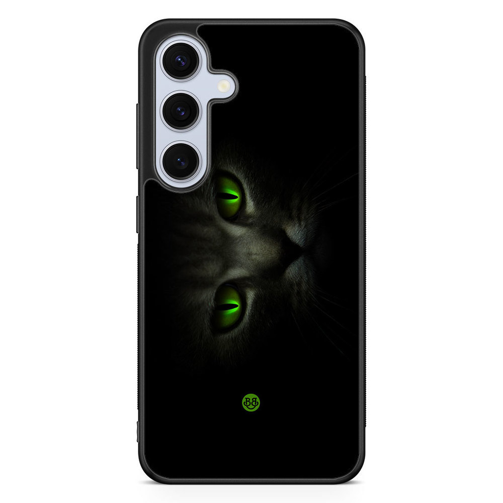 Samsung Galaxy S24 FE Case - Green Cat Eyes