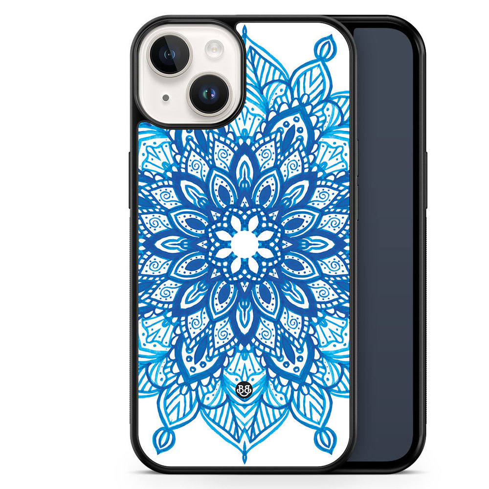iPhone 14 Case - Blue Mandala