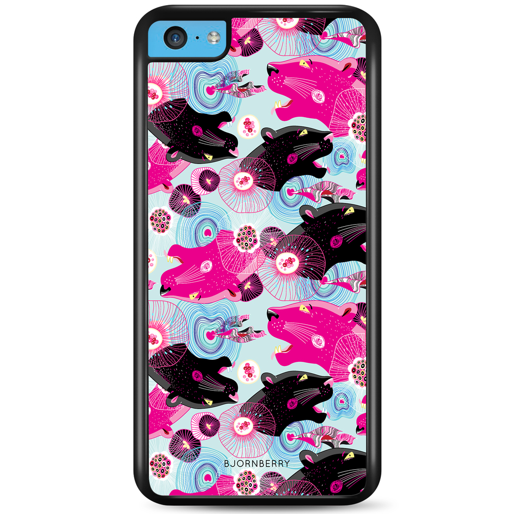 iPhone 5C Case - Panther Pattern