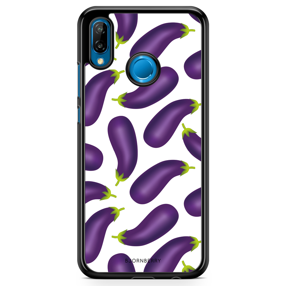 Huawei P20 Lite Case - Eggplant Pattern