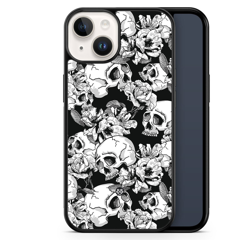 iPhone 14 Case - Skull & Roses