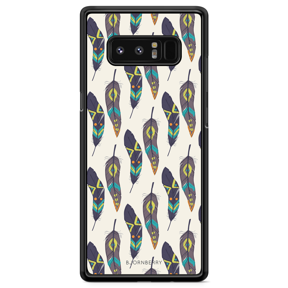 Samsung Galaxy Note 8 Case - Ethnic Feathers
