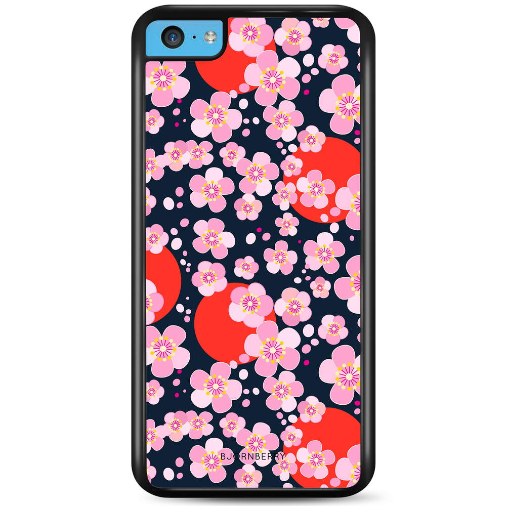 iPhone 5C Case - Japanese Flowers