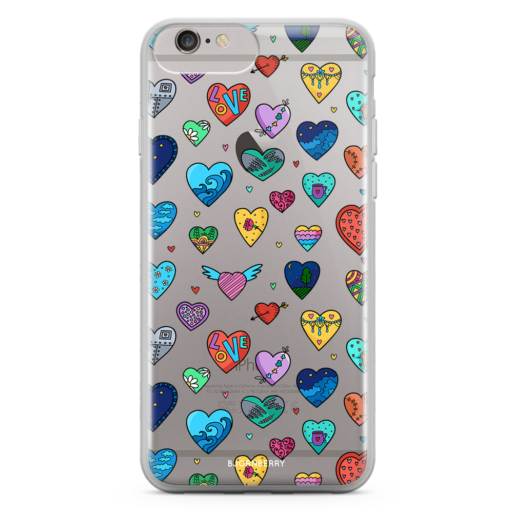 iPhone 6 Plus/6s Plus Fashion Case - Hearts
