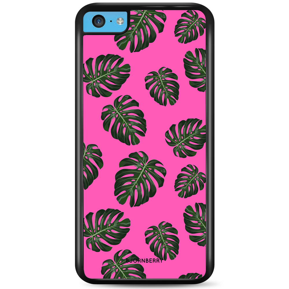iPhone 5C Skal - Monstera Rosa | Mobilskal & Mobilfodral BJORNBERRY