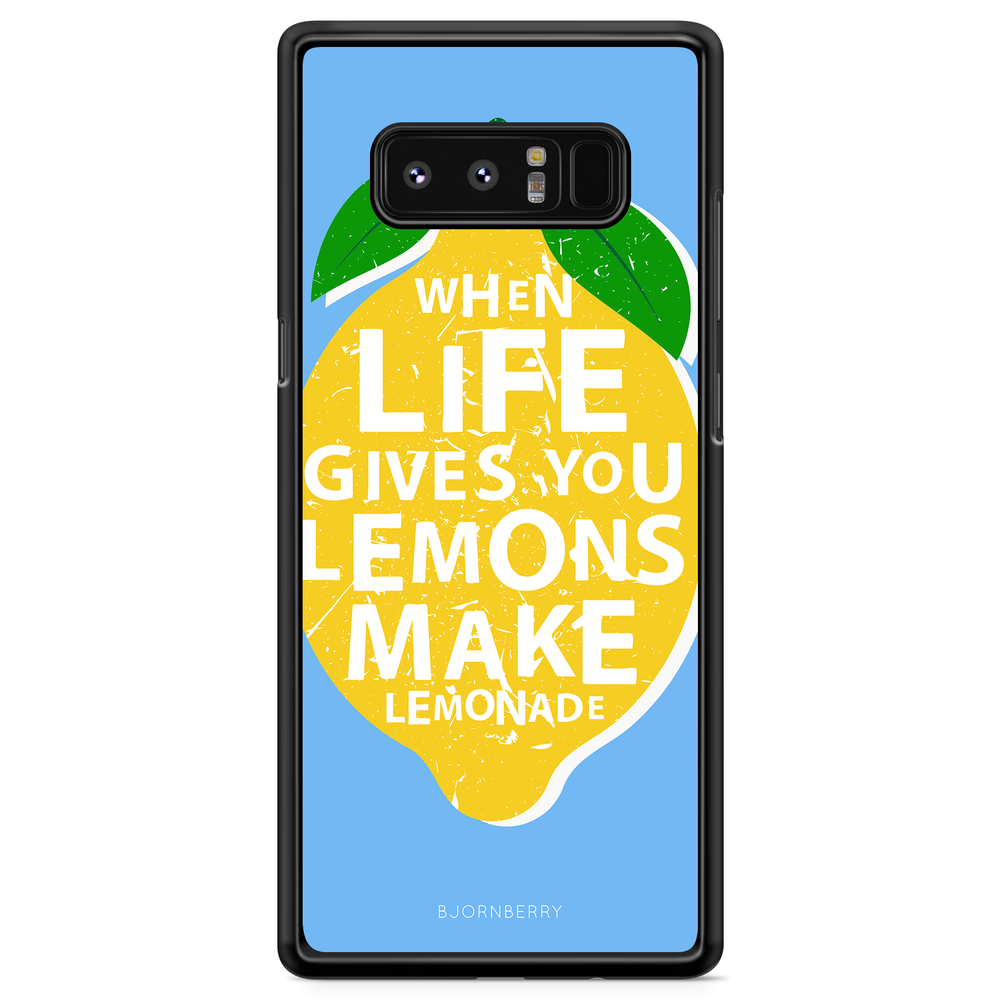 Samsung Galaxy Note 8 Case - Lemon Quote