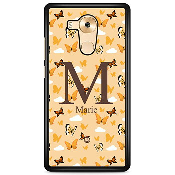 Huawei Mate 9 Pro Case Custom - AWAKEN - Orange Butterfly