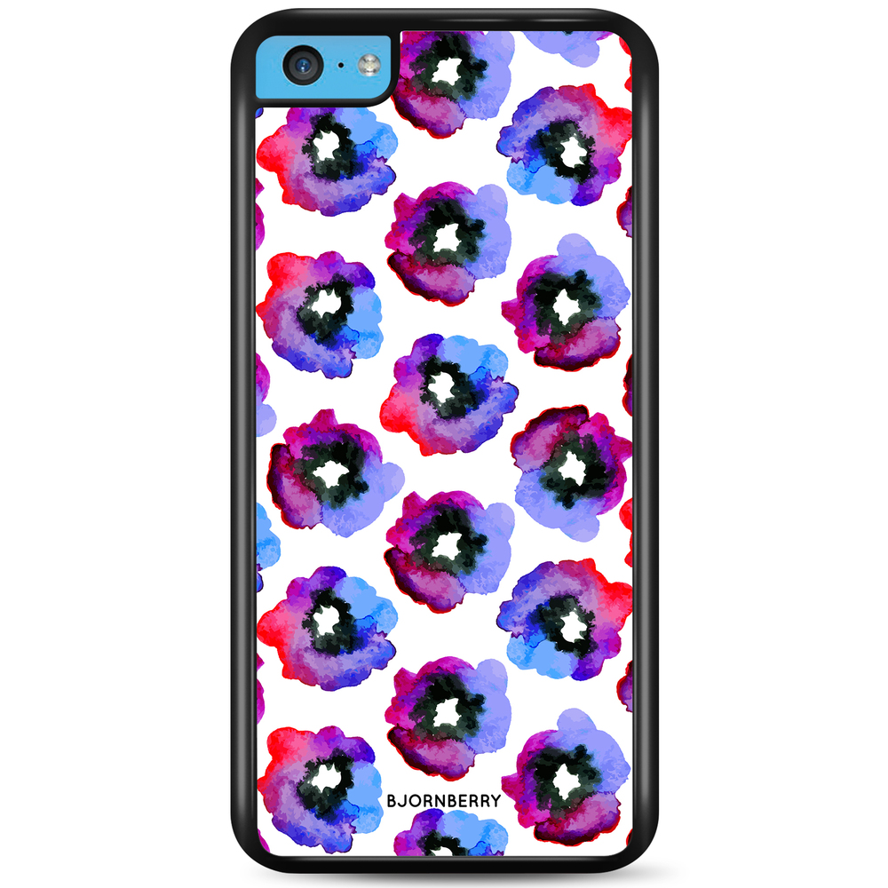 iPhone 5C Case - Violet Flowers