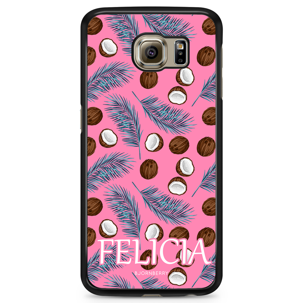 Samsung Galaxy S6 Edge Case Custom - Tropical Namn