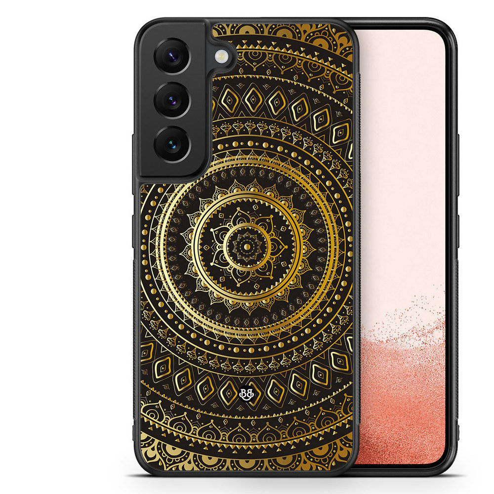 Samsung Galaxy S23 Plus 5G Case - Gold Mandala