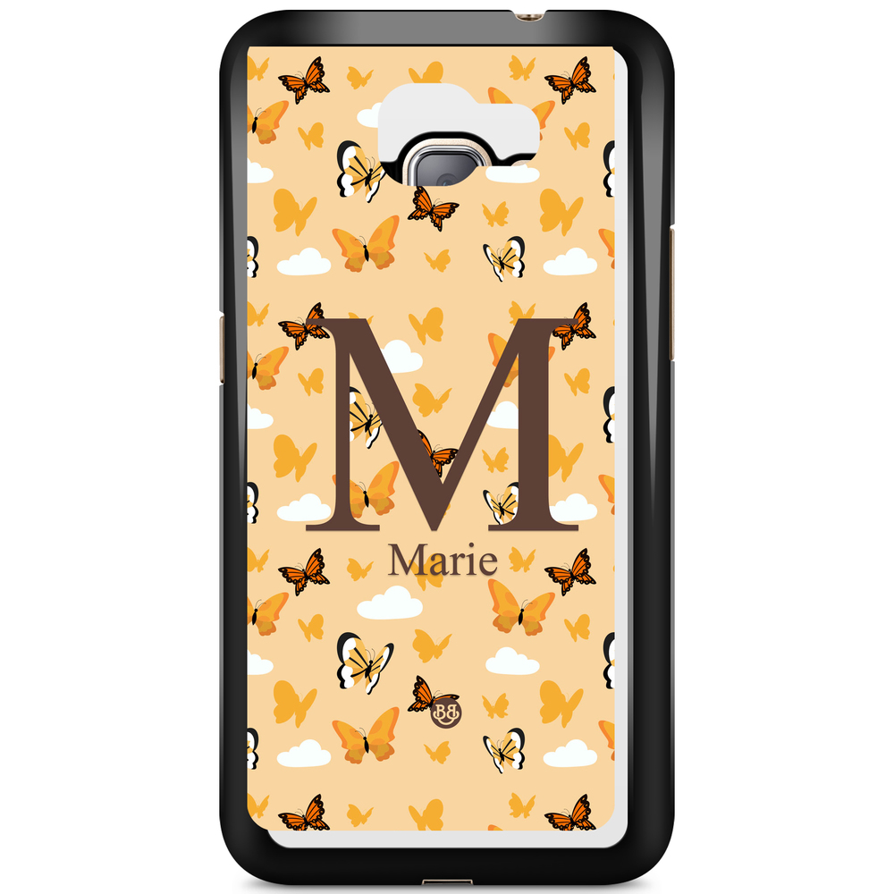 Samsung Galaxy J1 (2016) Case Custom - AWAKEN - Orange Butterfly