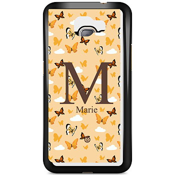 Samsung Galaxy J1 (2016) Skal Custom - AWAKEN - Orange Butterfly
