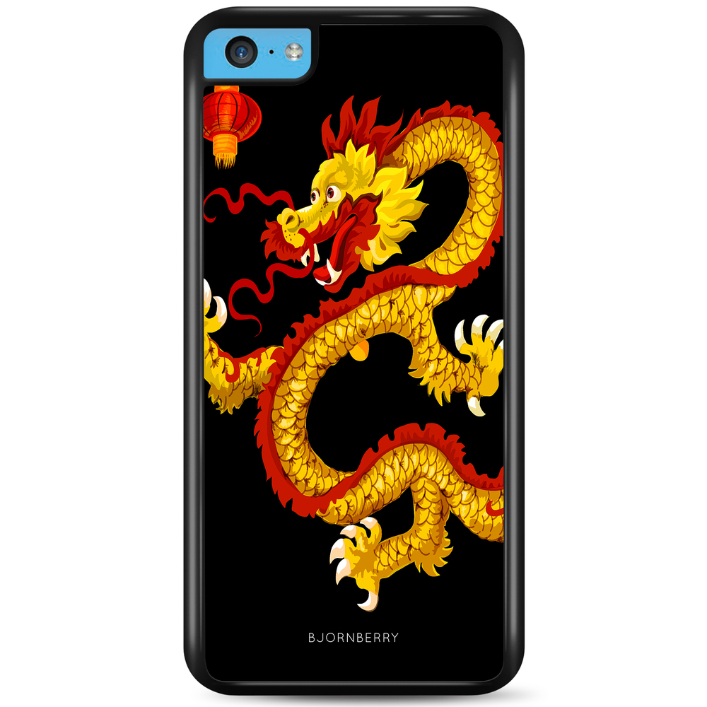 iPhone 5C Case - Yellow Dragon