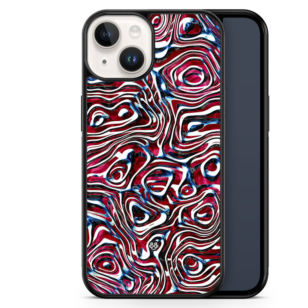 iPhone 14 Skal - Mineralmönster