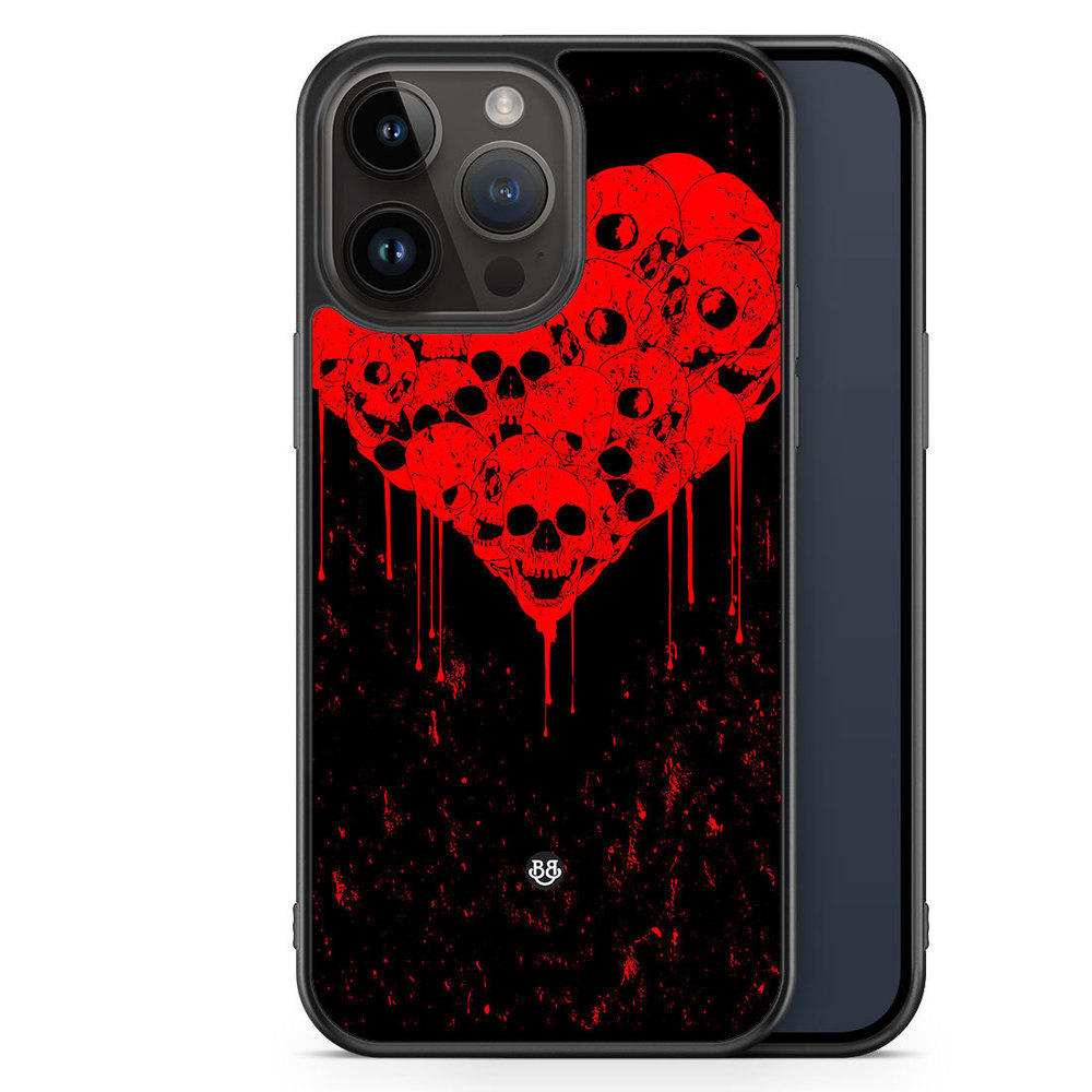 iPhone 14 Pro Max Case - Skull Heart