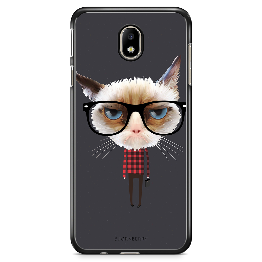 Samsung Galaxy J3 (2017) Case - Hipster Cat