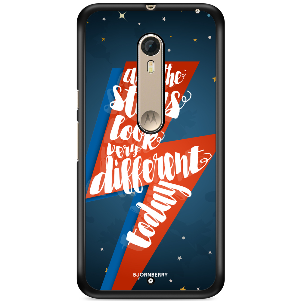 Moto X Style Case - Bowie text