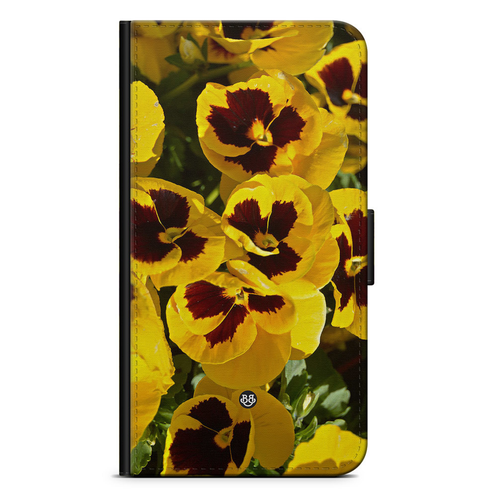 Xiaomi 12 Pro Wallet Case - Yellow Spring Flower