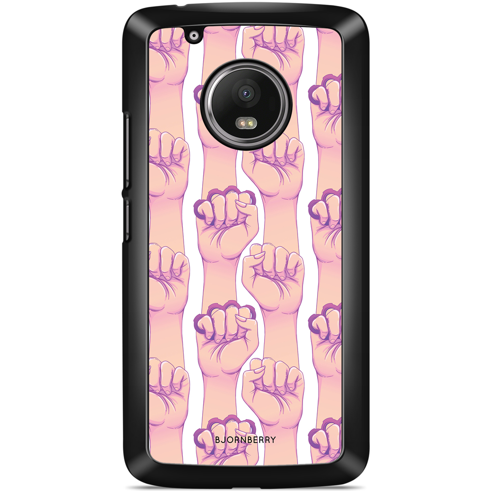 Moto G5 Plus Case - Hand Pattern