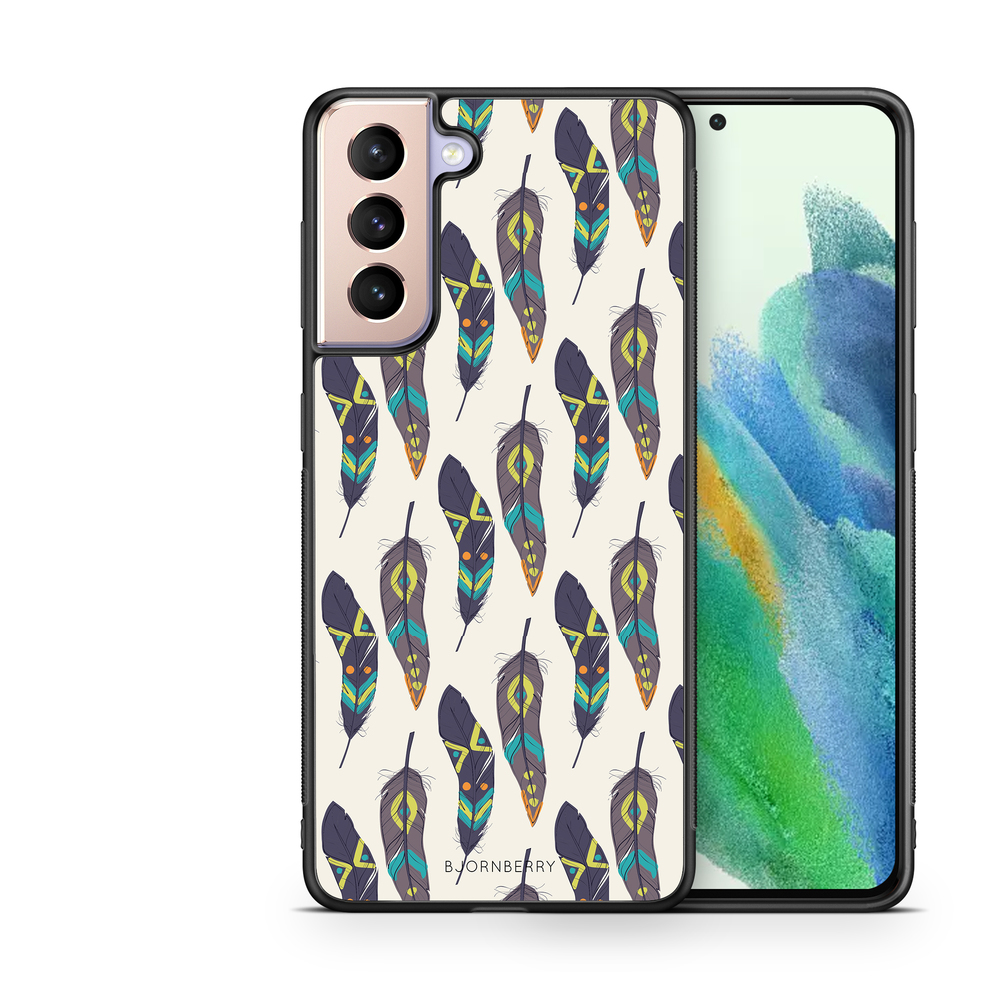 Samsung Galaxy S21 FE 5G Case - Ethnic Feathers