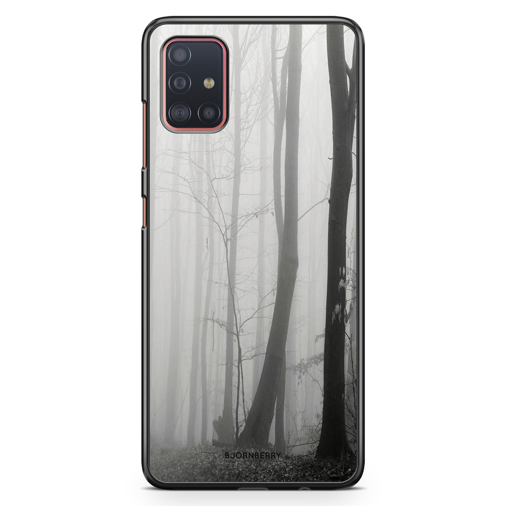 Samsung Galaxy A51 Case - Black/White Autumn