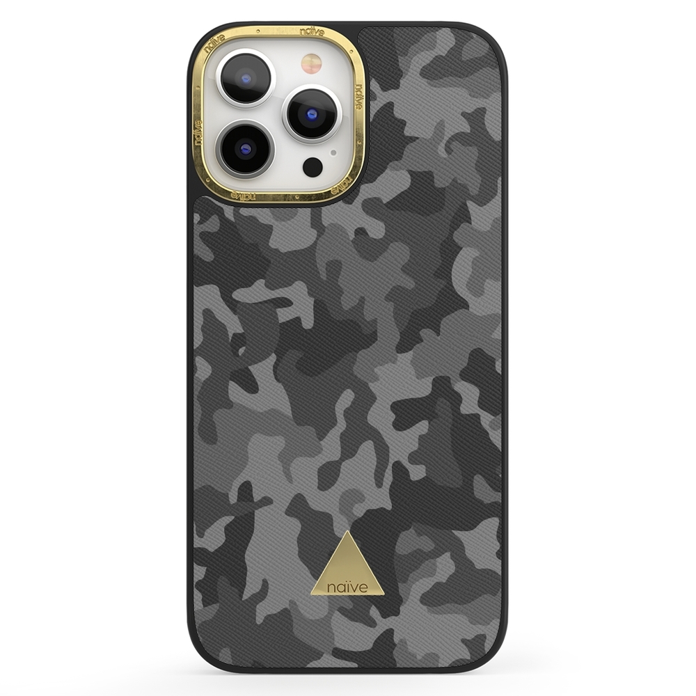 Naive iPhone 13 Pro Max Case - Noir Camo